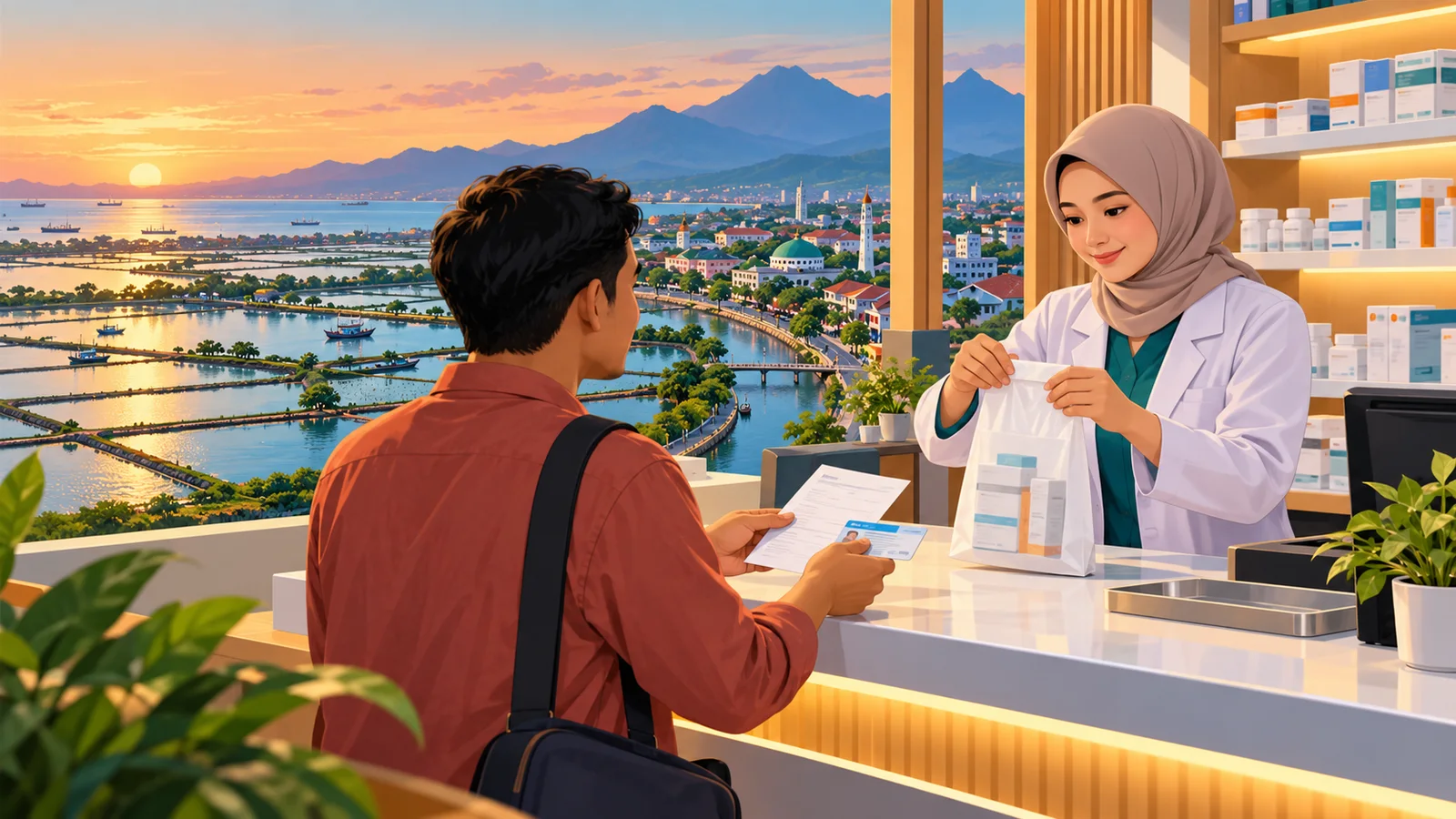 Cara mengambil obat Program Rujuk Balik di apotek dengan checklist proses